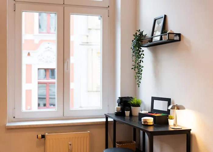 Exklusive Altmarkt-suite - Stilvolle 120qm - Lage Apartman Cottbus